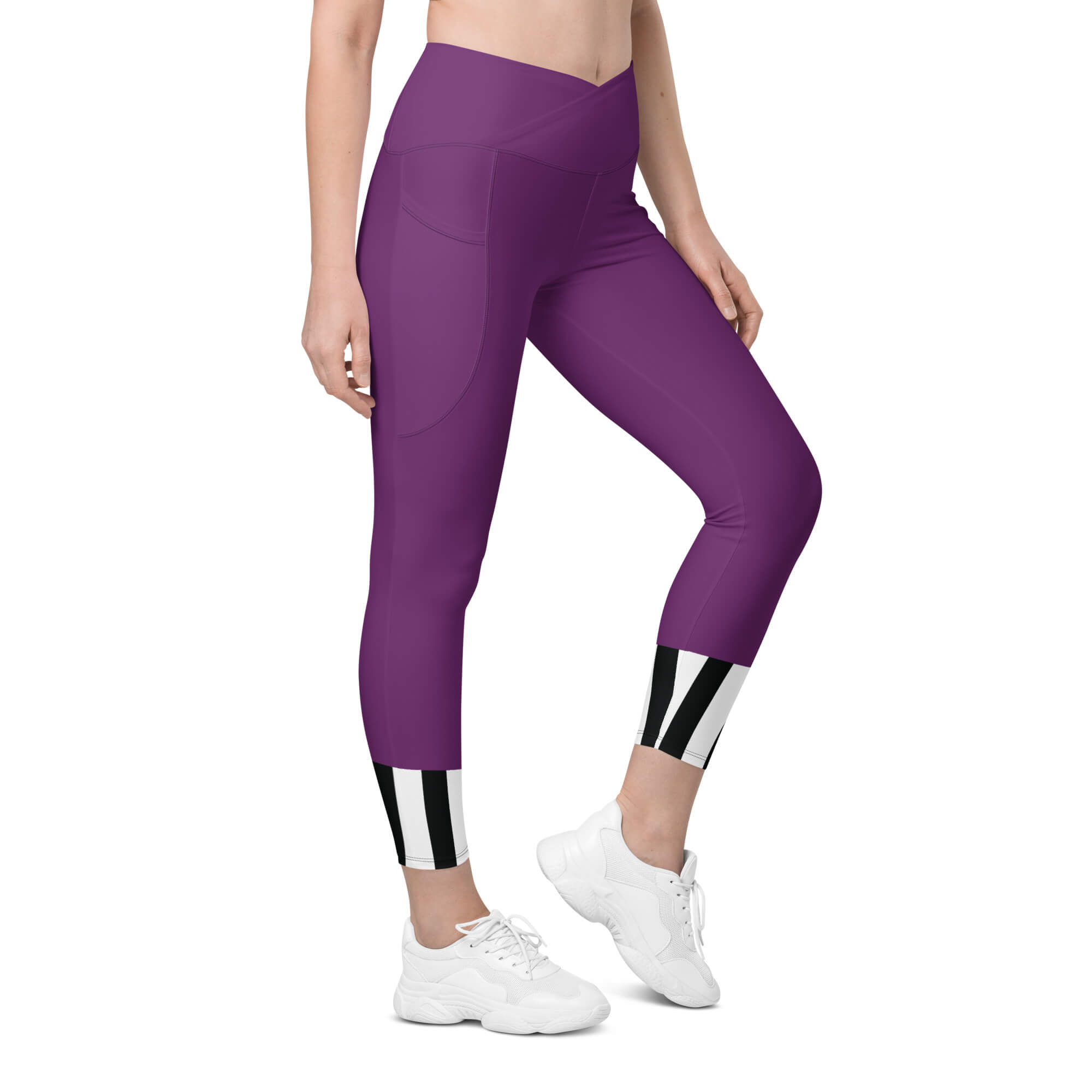 Turban ver3 crossover leggings with pockets - Shop 63